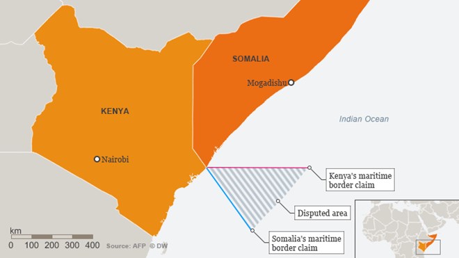 For years, Kenya and Somalia have argued over where their maritime boundary in the Indian Ocean runs. The International Court of Justice in The Hague could now decide who owns the sea, a decision that will only suit one.